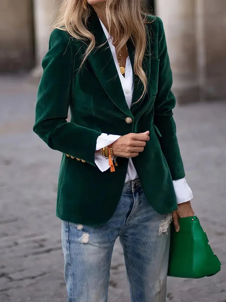 JULIA | ELEGANT VELVET BLAZER