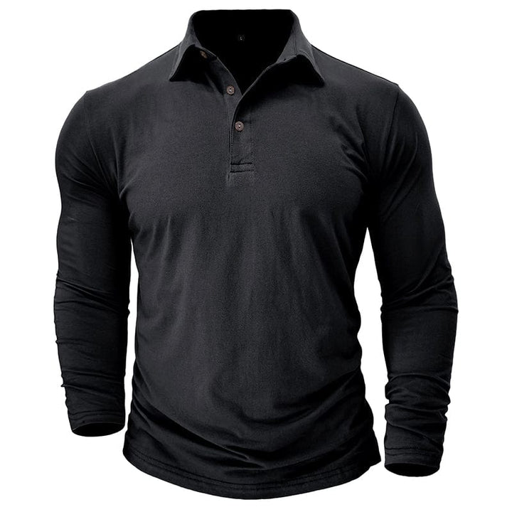 Travis Owen | Stylish Premium Long-Sleeve Polo