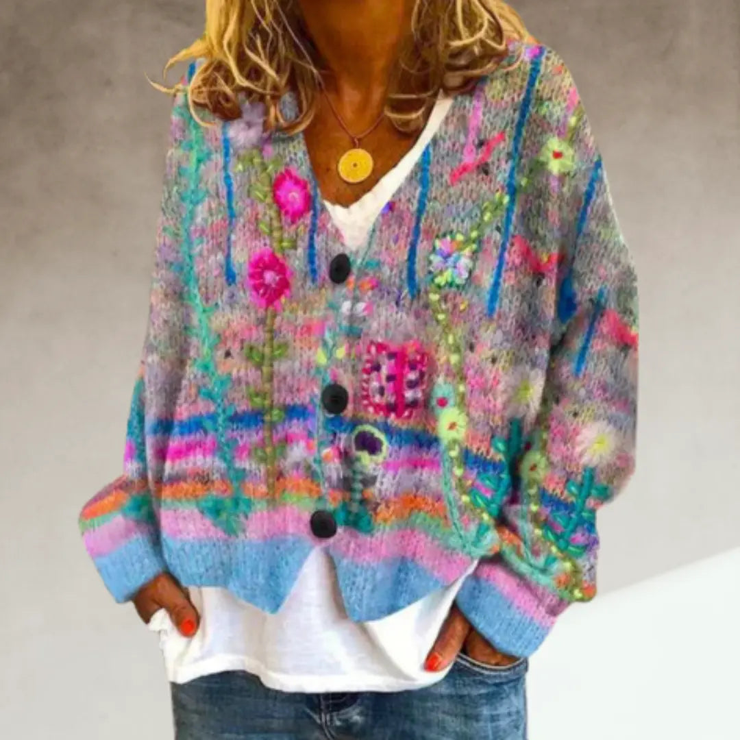EVIE | Floral Cardigan