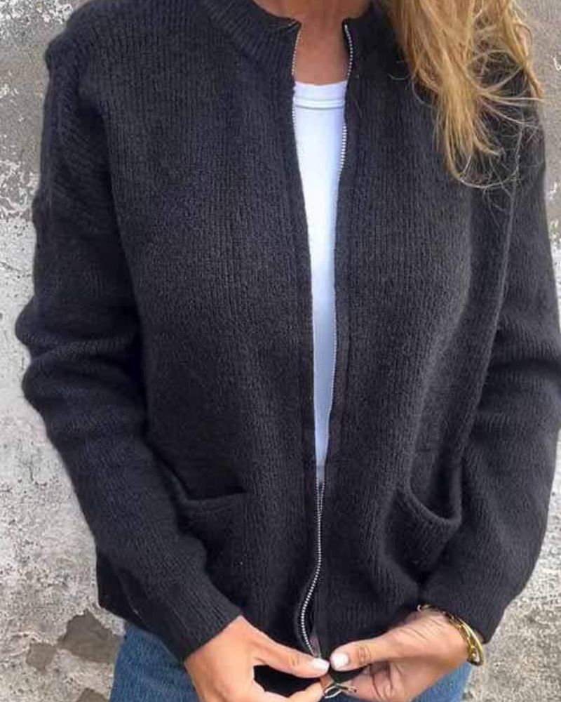 RINA - COZY ZIP-UP CARDIGAN