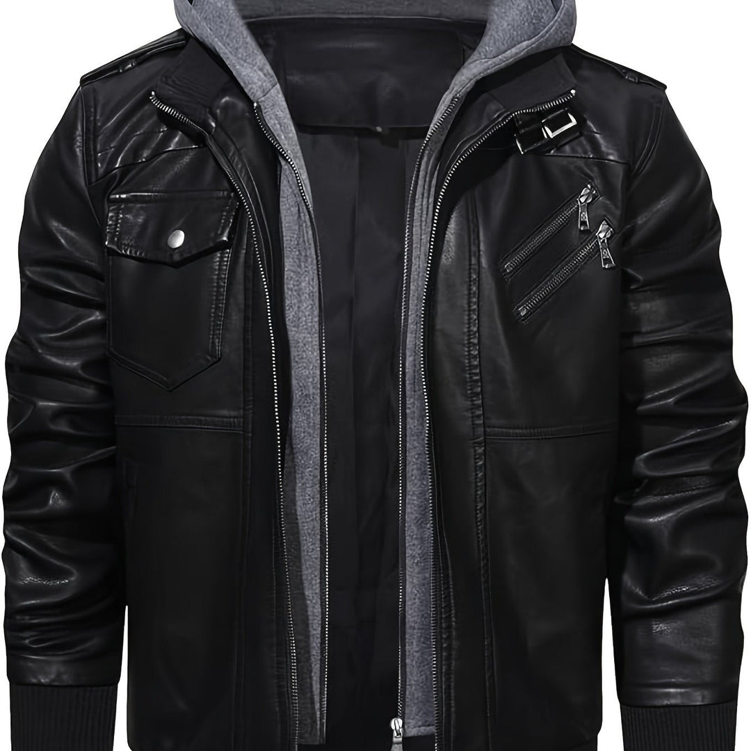 Winston | Hooded Moto Jacket