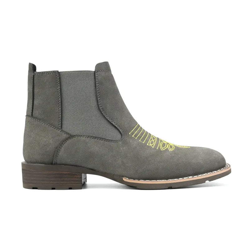 Kehlani | Women's Boots with Elastic Panels and Embroidery