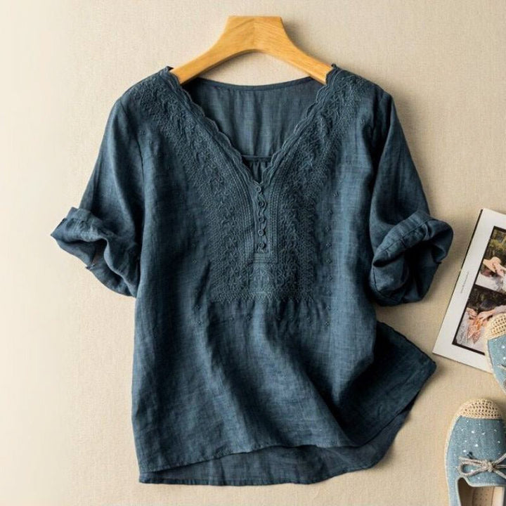 Luciana -Linen Blouse