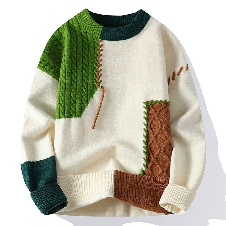 Blake Patch Knit Sweater