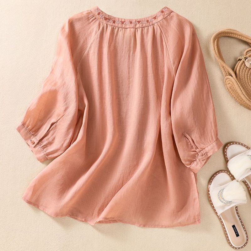 Serafina -Linen Blouse