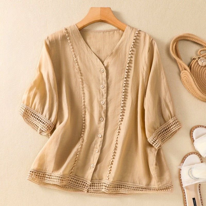 Lucia -Linen Blouse