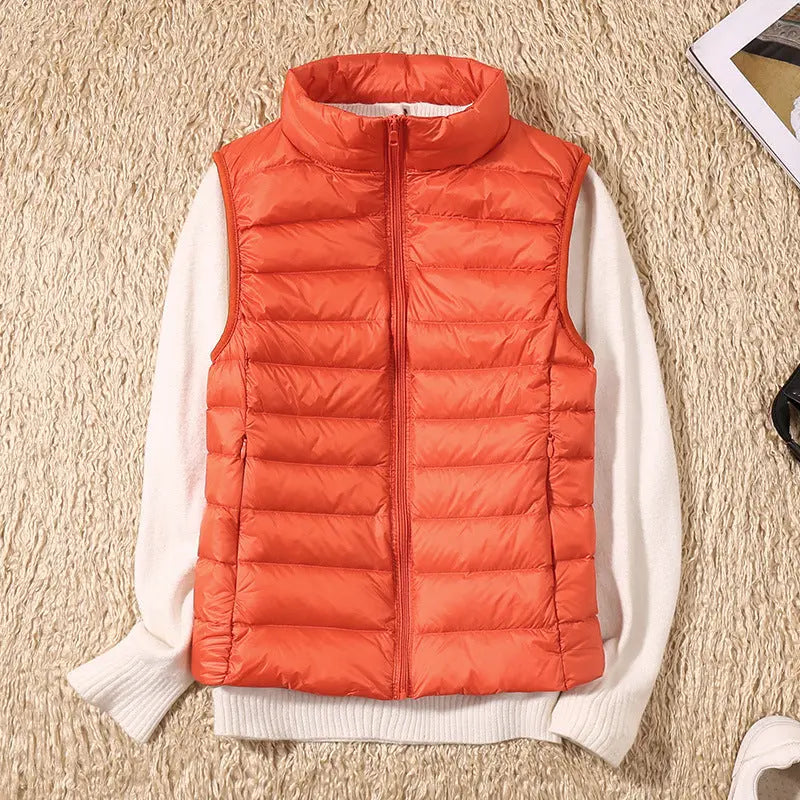 Isa Waterproof Vest with White Duck Down