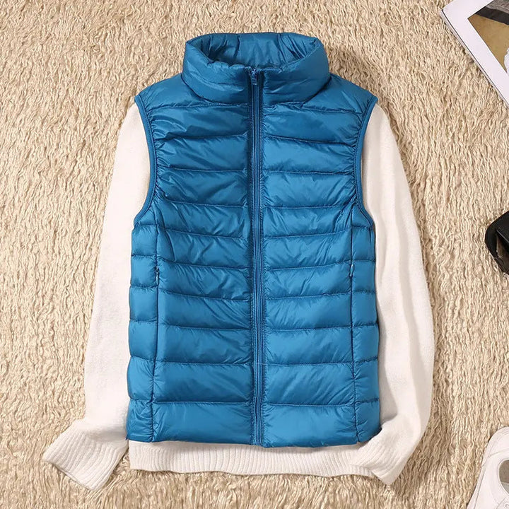 Isa Waterproof Vest with White Duck Down