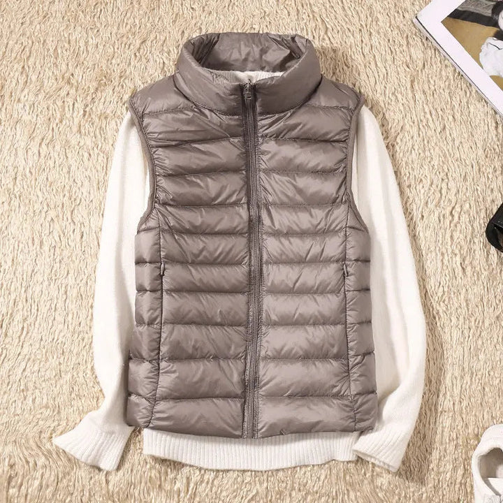 Isa Waterproof Vest with White Duck Down