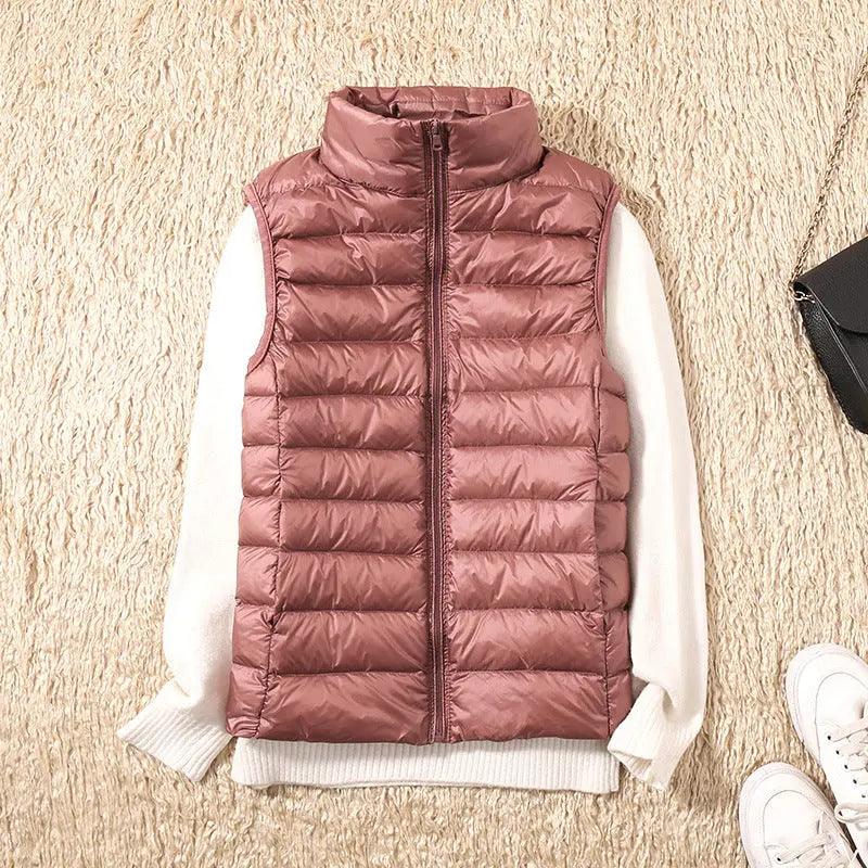 Isa Waterproof Vest with White Duck Down
