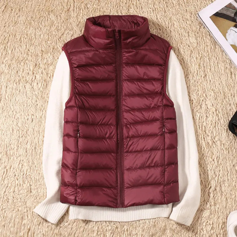 Isa Waterproof Vest with White Duck Down