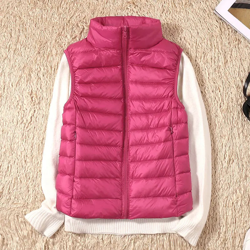 Isa Waterproof Vest with White Duck Down
