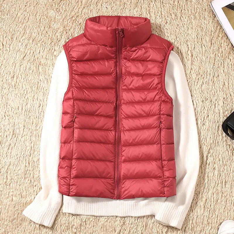 Isa Waterproof Vest with White Duck Down