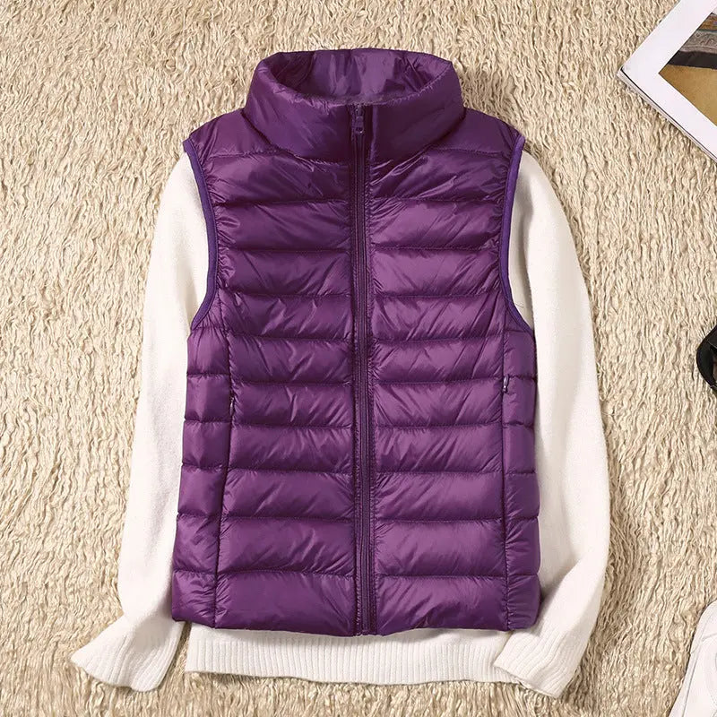 Isa Waterproof Vest with White Duck Down