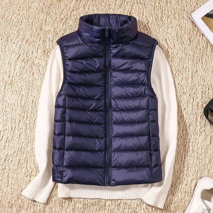 Isa Waterproof Vest with White Duck Down