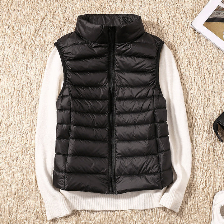 Charlotte – New Waterproof Vest with White Duck Down