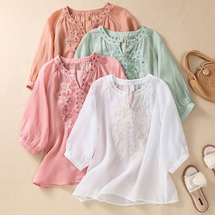 Serafina -Linen Blouse