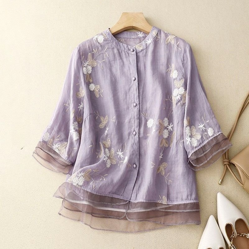 Isabella -Linen Blouse