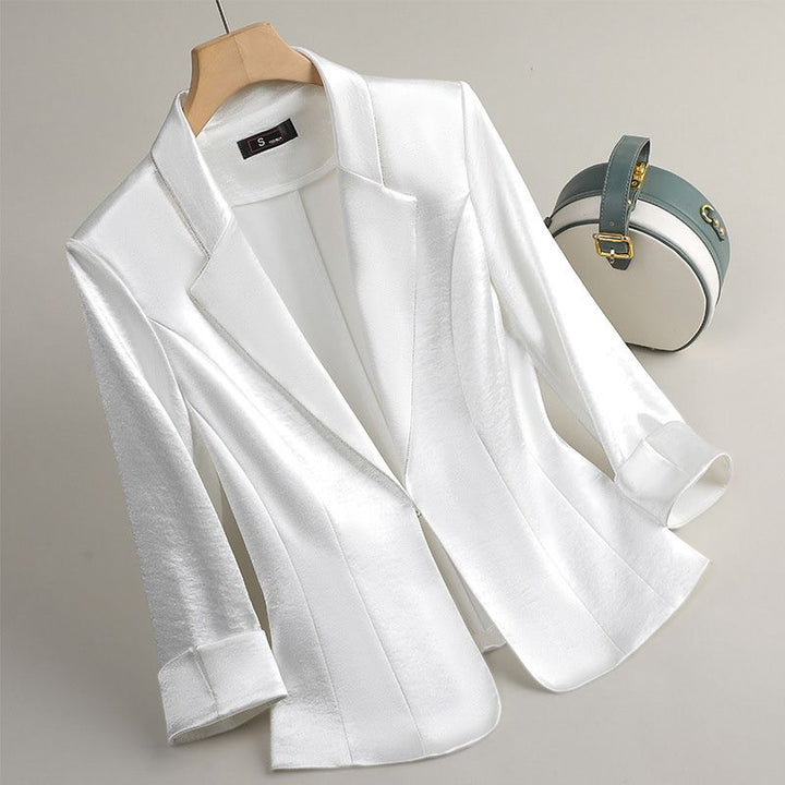 Lana Serena Elegant Satin Blazer