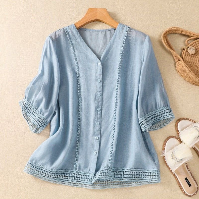 Lucia -Linen Blouse