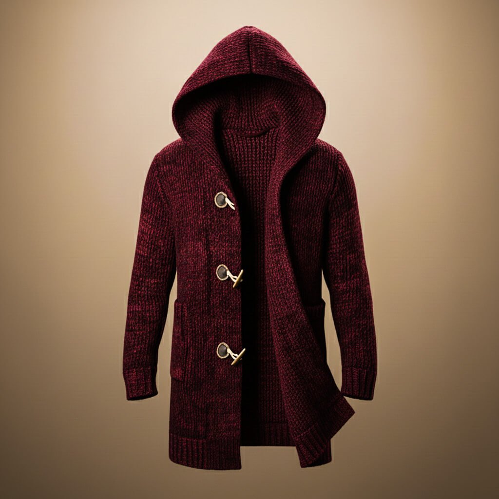 Adrian Knit Hooded Cardigan