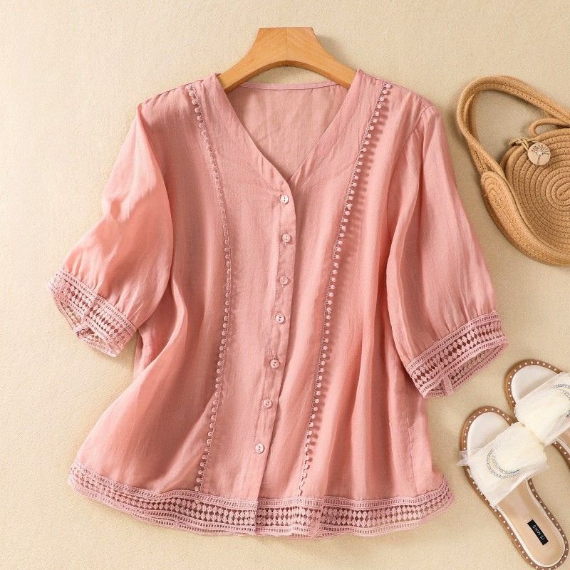 Lucia -Linen Blouse
