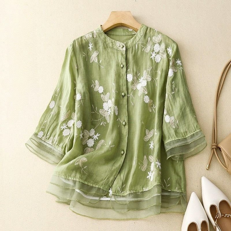 Isabella -Linen Blouse