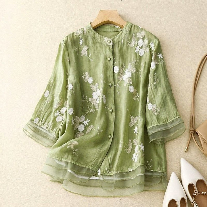 Isabella -Linen Blouse