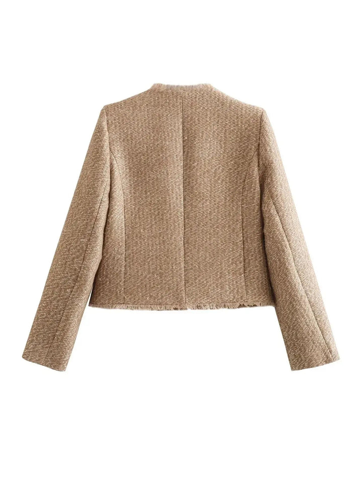 Malia | Stylish Tweed Cropped Jacket