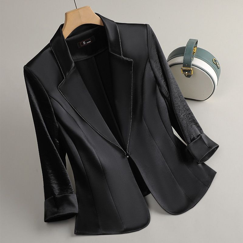 Lana Serena Elegant Satin Blazer