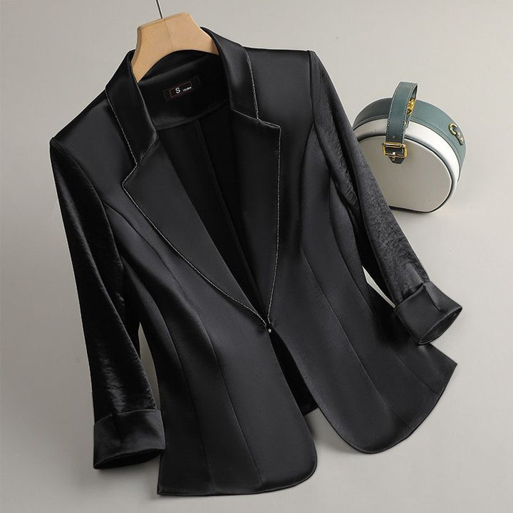 Lana Serena Elegant Satin Blazer
