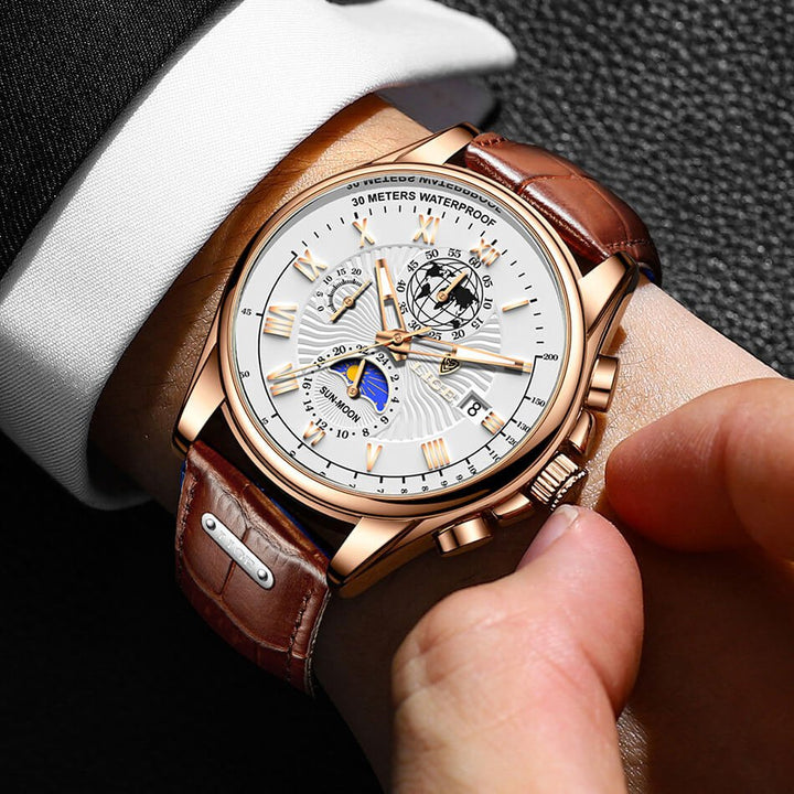 Lige Vintage Chronograph Watch