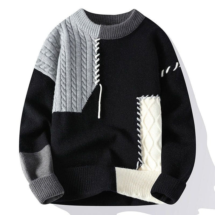 Blake Patch Knit Sweater