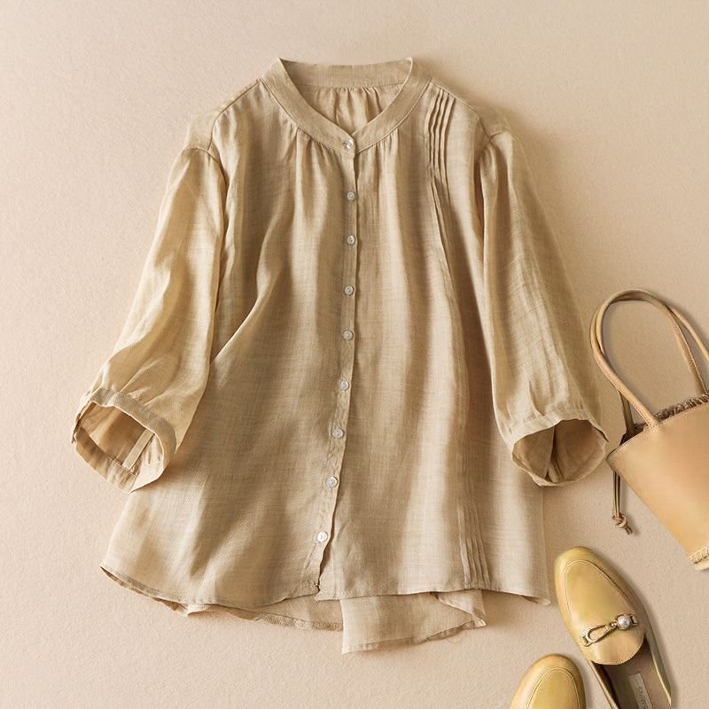 Chamomile -Linen Blouse