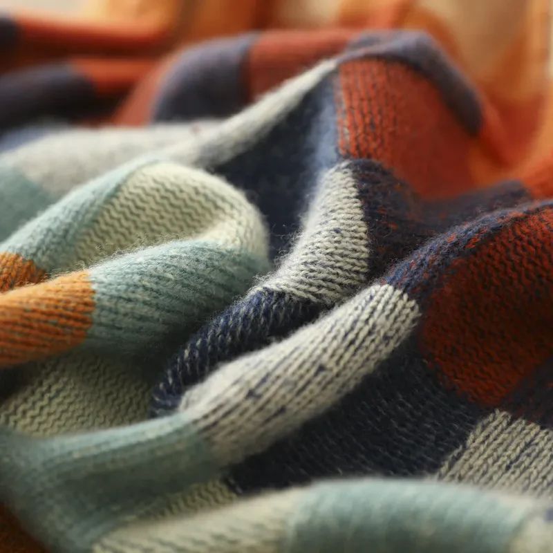 Emma Checkered Merino Sweater