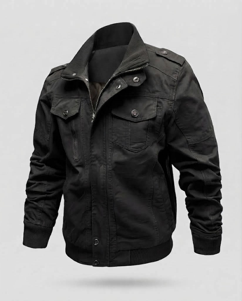 Men's Casual Utility Jacket with Practical Pockets Hudson & Parker