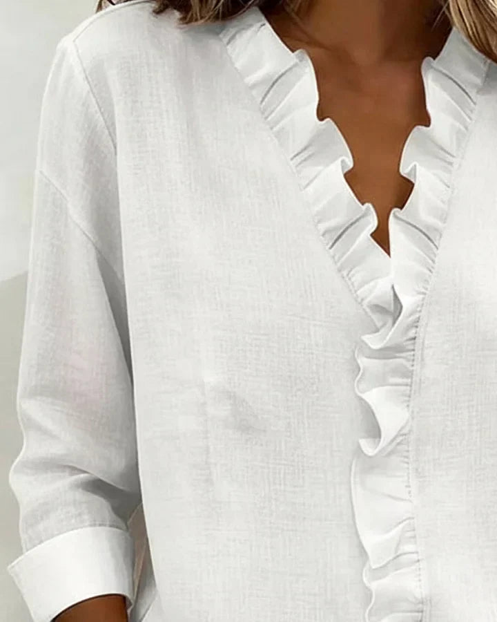 Chloe | Lightweight V-Neck Blouse