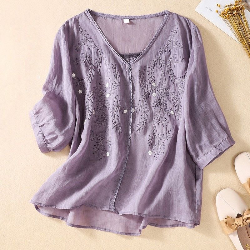 Celina -Linen Blouse
