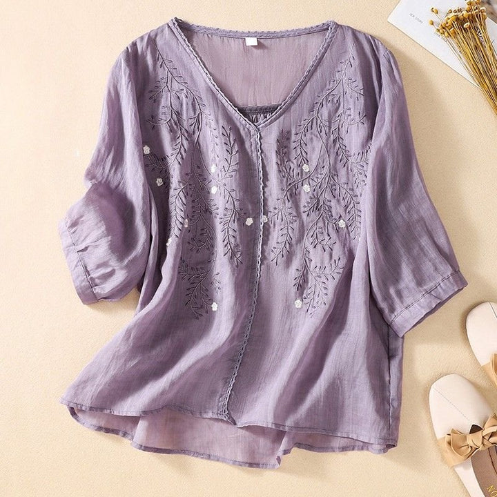 Celina -Linen Blouse