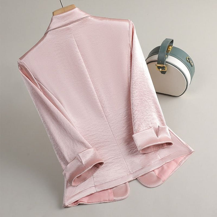 Lana Serena Elegant Satin Blazer