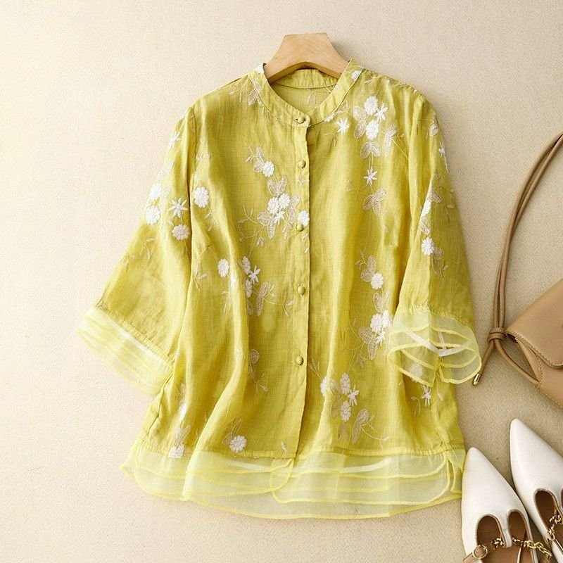 Isabella -Linen Blouse