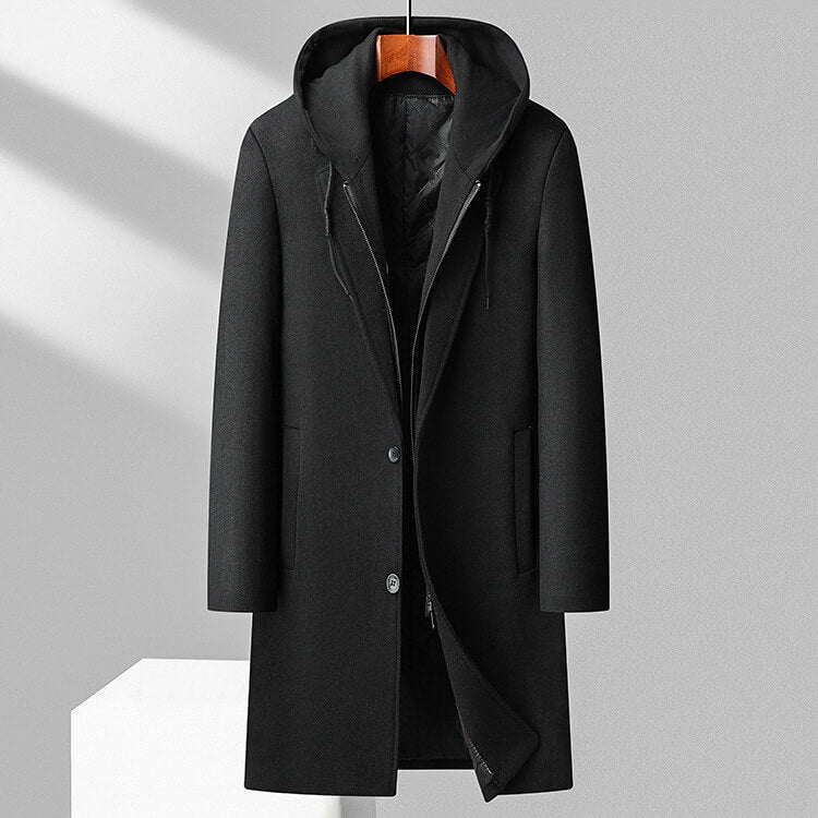 Jasper Virgin Hooded Overcoat