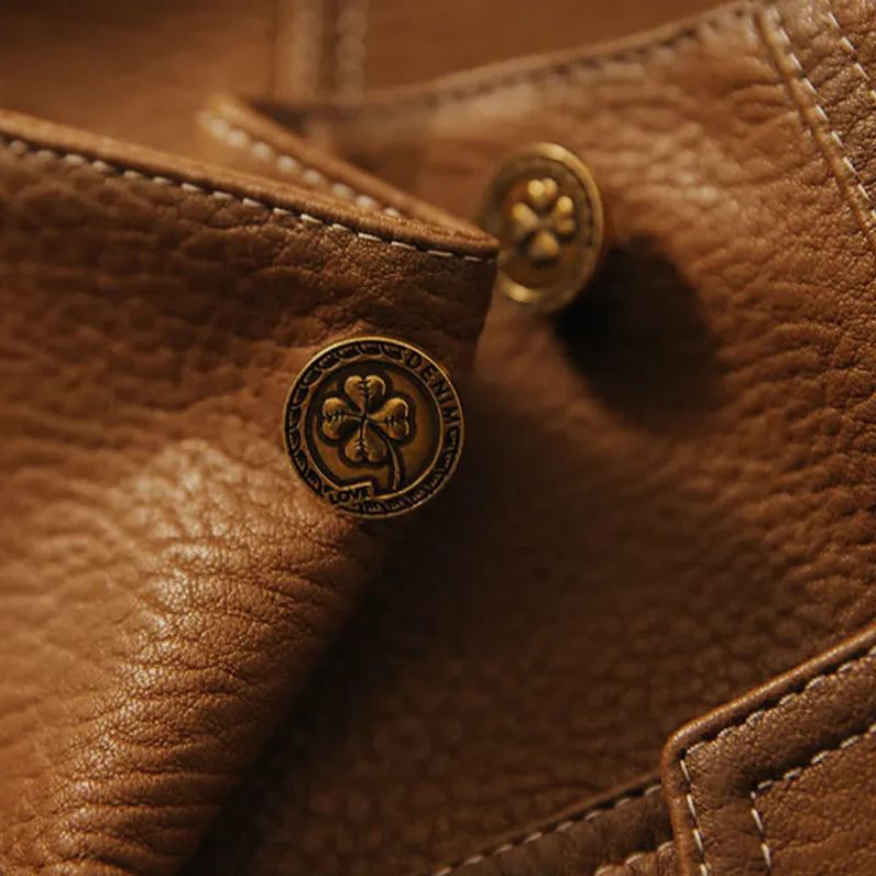 Gianna Classic Leather Jacket