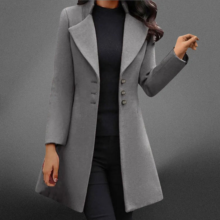 Vinci Luxurious Italian Long Sleeve Coat