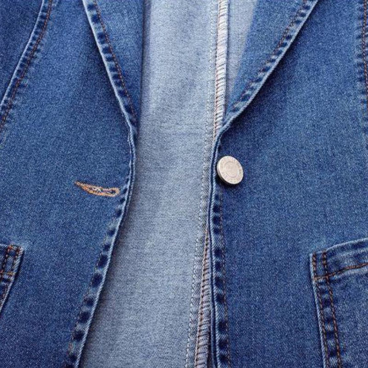 Theodora Organic Denim Blazer