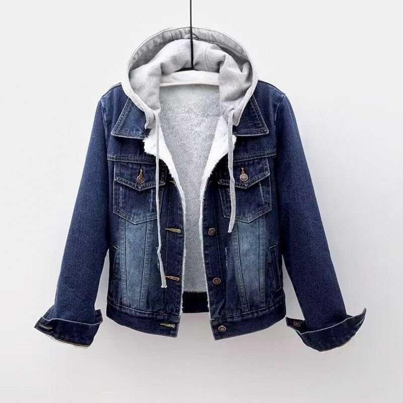 Aria Denim Hooded Jacket