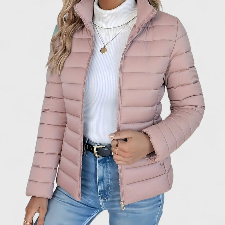 Ashley | Women Quilted Zip Front Puffer Jacket