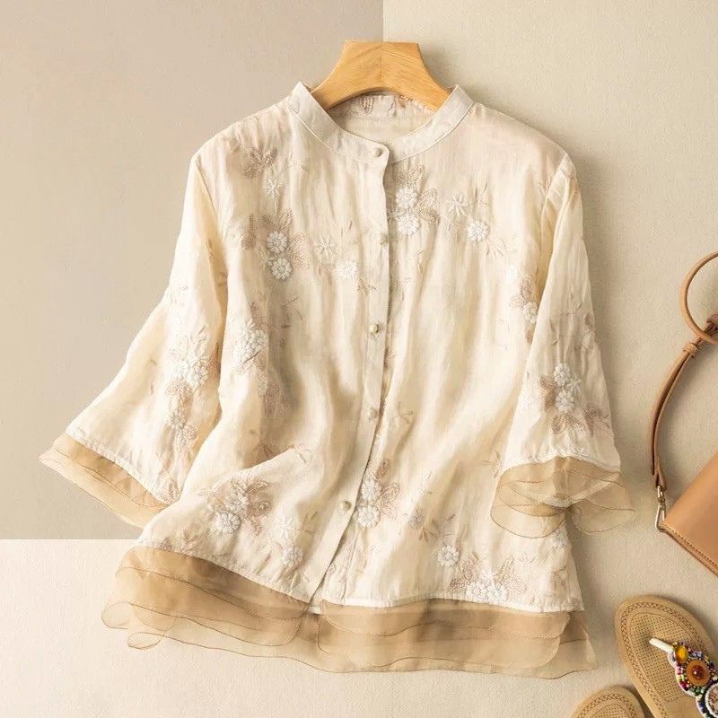 Isabella -Linen Blouse