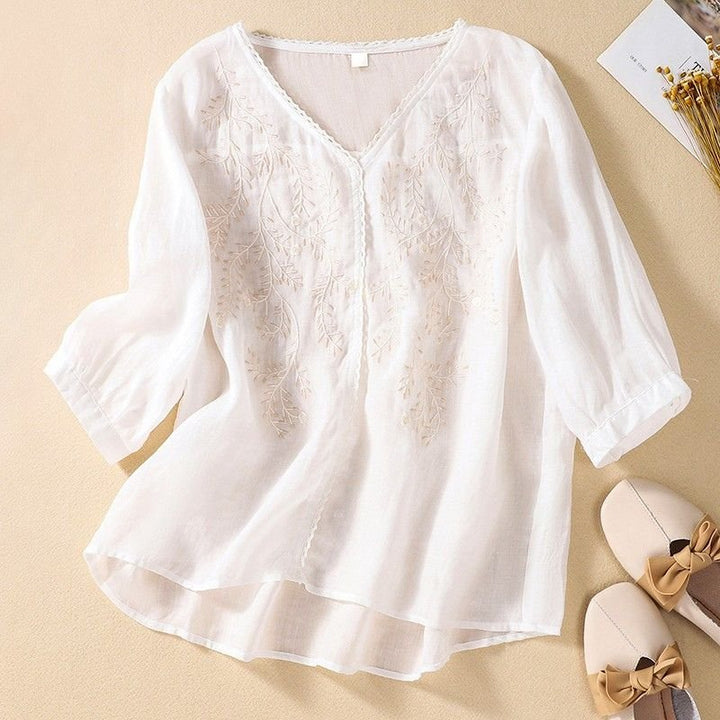 Celina -Linen Blouse