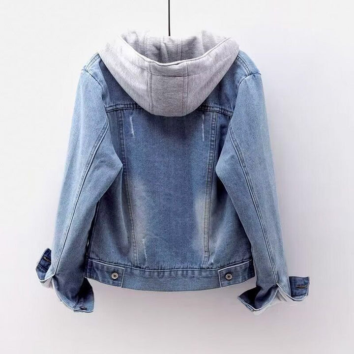 Aria Denim Hooded Jacket